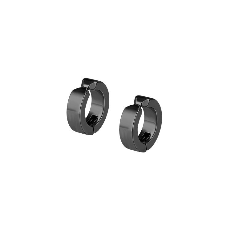 Non-piercing (noir) [1Packs = 4 paires]