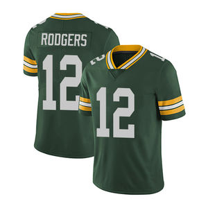 Jersey Sepak Bola Kota Hijau Jahitan Pria, Promo Spesial 2026 # 10 untuk Cinta # 12 Aaron Rodgers # 8 Josh Jacobs Bernapas - Product Image 3