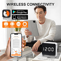 Mini imprimante thermique d'étiquettes sans fil pour machine à étiqueter intelligente Mini imprimante d'autocollants d'étiquettes thermiques portables avec horloge