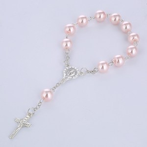 Perle <span class=keywords><strong>de</strong></span> verre croix chapelet baptême baptême religion église événement <span class=keywords><strong>mariage</strong></span> <span class=keywords><strong>1</strong></span>ère communion bébé douche <span class=keywords><strong>cadeau</strong></span> <span class=keywords><strong>de</strong></span> Pâques - Product Image 5