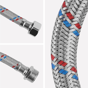 Il più potente rifornimento idrico esteso rubinetto flessibile in acciaio inox 304 316 intrecciato tubo flessibile L7 con acciaio interno - Product Image 6