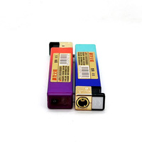 Briquet à cigare/cigarette classique en métal, coupe-vent, jetable, sûr, durable, écologique, portable, à gaz, avec logo personnalisé, vente en gros