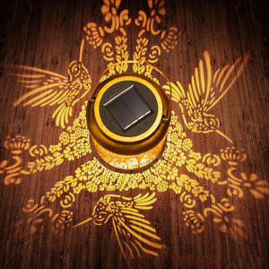 Lanternes solaires d'extérieur modernes, colibris, IP65, étanches, suspendues, en métal, LED, lumière décorative pour jardin, patio, cour, allée - Product Image 6