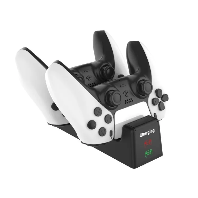 Suporte carregador para gamepad ps5 SYP-1018, novidade-carregador com indicador led duplo