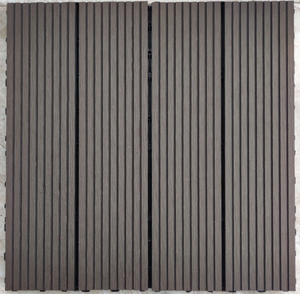 Dalles de terrasse emboîtables au design contemporain, finition grain de <span class=keywords><strong>bois</strong></span>, antidérapantes, imperméables, pour revêtements de sol de balcon extérieur - Product Image 5