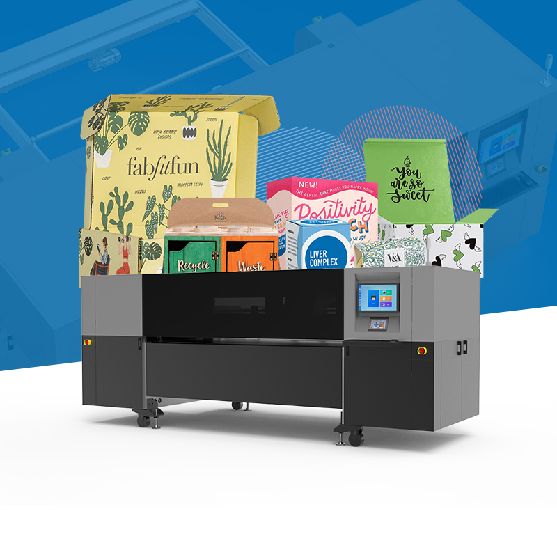 Multi-Pass Corrugated Digital Printer for Retail Packaging