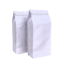 Sacs à café biodégradables en gros de 250g et 500g avec valve, 100 sacs à café compostables, 100 sacs compostables
