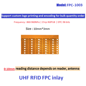 Dài phạm vi ISO18000-6C <span class=keywords><strong>RFID</strong></span> FPC Inlay UHF Tire tag chịu nhiệt độ cao cho <span class=keywords><strong>RFID</strong></span> lốp Giao thông vận tải xe theo dõi - Product Image 2