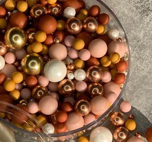 ลูกปัดน้ำตาลเคลือบด้านสำหรับตกแต่งเค้ก คริสต์มาส ฮาโลวีน วันวาเลนไทน์ วันเกิด ของตกแต่งเค้กแบบกินได้ สำหรับช่างตกแต่งเค้ก - Product Image 6