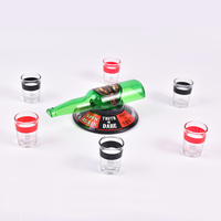 Drehen Sie das Flaschen trink spiel, Party-Roulette-Spiel mit Wahrheit oder Pflicht, Partys piele für Erwachsene für Gruppen