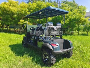 Nouveau design de voiturette de golf électrique tout-terrain confortable pour la chasse 4 places avec une autonomie de 70 à 90km et une vitesse de 30 km/h - Product Image 6