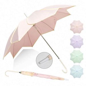 Parapluie de golf personnalisé en promotion, cadeau d'affaires, impression de logo publicitaire, parapluie droit coupe-vent et imperméable pour la pluie - Product Image 6