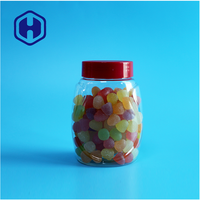 Bocaux personnalisables en plastique PET de 400 ml, étanches, sans BPA, de qualité alimentaire, pour bonbons, beurre de cacahuète, aliments en conserve, biscuits, sucre - Guangzhou