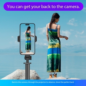 2025 New 1.7m wifi từ xa Selfie Tripod với máy chiếu hiển thị - Product Image 5