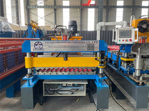 Wholesale Corrugated Metal Roof Sheet Making Machine 762 836 1064mm Zinc <strong>Used</strong> New Condition Tile Roll Forming Building - Product Image 2