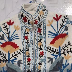 Chaqueta larga Tie Dye Suzani TNT para mujer, estilo bohemio, gitano, Crewel, ideal para primavera, festivales, regalo especial. - Product Image 1