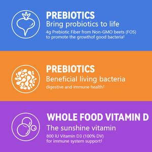 Gomitas de probióticos más vendidas para adultos, 10 mil millones de CFU, extracto de mezcla de probióticos, apoyo al sistema inmunológico para mujeres embarazadas - Product Image 3