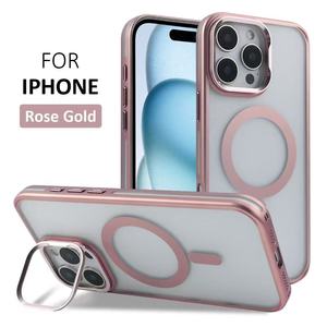 Từ <span class=keywords><strong>Chrome</strong></span> Trường Hợp Điện Thoại Cho Iphone 16 Pro Max 17 Không Khí 14 15 Cộng Với Điện Thoại Di Động Trường Hợp Và Bao Gồm Với Người Giữ Nhẫn - Product Image 5