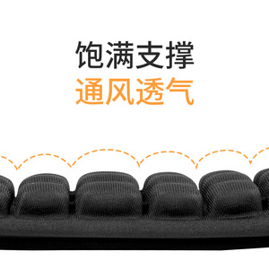 Correas de hombro inflables JET, amortiguación de airbag de TPU negro para portabebés y bolsos casuales, duraderas - Product Image 3