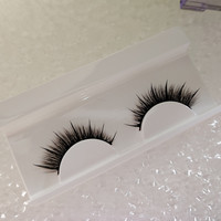 Faux cils en bande, effet naturel, effilé et pointu, personnalisables avec votre logo, vente en gros, marque privée