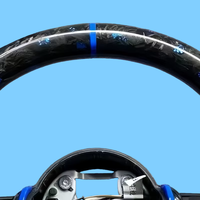 Volant BMW en Fiber de carbone forgé bleu pour M3 M4 M5 F23 F20 F30 F32 F35 F82 F10 F15 F18 E87 E90 E92