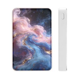 Batterie externe sans fil à charge rapide 20W 10000mAh avec affichage numérique et câbles, Powerbank scintillant pour cadeaux, vente chaude - Product Image 6