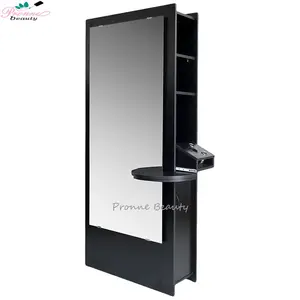 2023 hot sale special style stationery hair salon barber unit styling mirrors barber station
