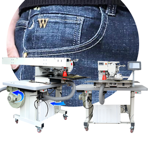 เครื่องเย็บเสื้อโปโลแบบอัตโนมัติ Golden Choice พร้อมระบบเลเซอร์<span class=keywords><strong>เชื่อม</strong></span>กระเป๋าเสื้อ รุ่นใหม่ สำหรับเย็บกระเป๋าเสื้อแบบปิดด้านหน้า - Product Image 1