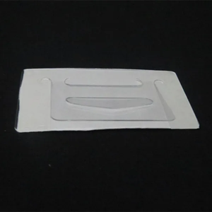 Clear Hang Tab Rectangular <b>Label</b> Sticker hang tabs for Retail Display Packaging - Product Image 3