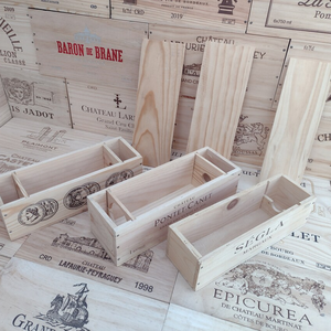 Pan Bán Buôn Rượu Vang Hộp Thiết Kế Thanh Lịch Bia Chai Bin Rượu Vang Bằng Gỗ Lưu Trữ Hộp Thùng Quà Tặng Rắn Gỗ Rượu Vang Hộp - Product Image 6