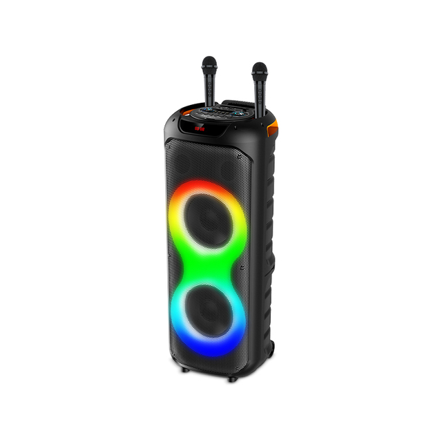 OEM Party 60W Power Wireless for Bluetooth Speaker ZQS10215 with RGB LED Lighting USB & AUX Communication for Outdoor Hot Sell