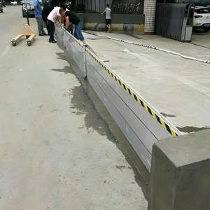 Paslanmaz çelik ve alüminyum alaşımlı trafik bariyerleri ile su geçirmez mühendislik taşkın dayanıklı özel duvar ürün tipi - Product Image 2