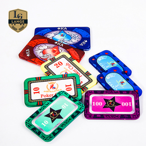 Jeton de <span class=keywords><strong>poker</strong></span> en céramique professionnel avec le logo et la valeur adaptés aux besoins du client imprimés aucun quantité minimale de commande - Product Image 6