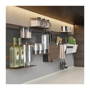 Goldmine-estante de cocina de alta calidad montado en la pared, organizador de almacenamiento, estantes de cocina
