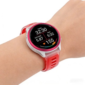 Bracelet de montre intelligente <span class=keywords><strong>Garmin</strong></span> Forerunner 165/245/645/<span class=keywords><strong>Venu</strong></span> 2/<span class=keywords><strong>SQ2</strong></span>/Vivoactive 5/4/3, 18 mm/20/22 mm, silicone, boucle élastique, fermoir à boucle 11 - Product Image 6