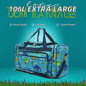 Bolsa de Lona Extra Grande y Resistente de 106L y 36 Pulgadas con Cierre de Cremallera - Estilo Casual para Campamento, Viajes y Almacenamiento Deportivo - Product Image 2