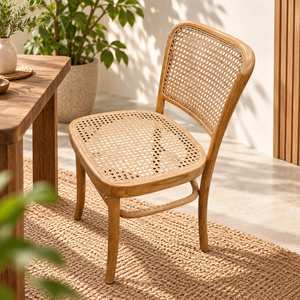 Donnez à votre salle à manger une touche naturelle et chaleureuse avec une chaise en teck conçue pour un confort fiable et une utilisation durable. - Product Image 6