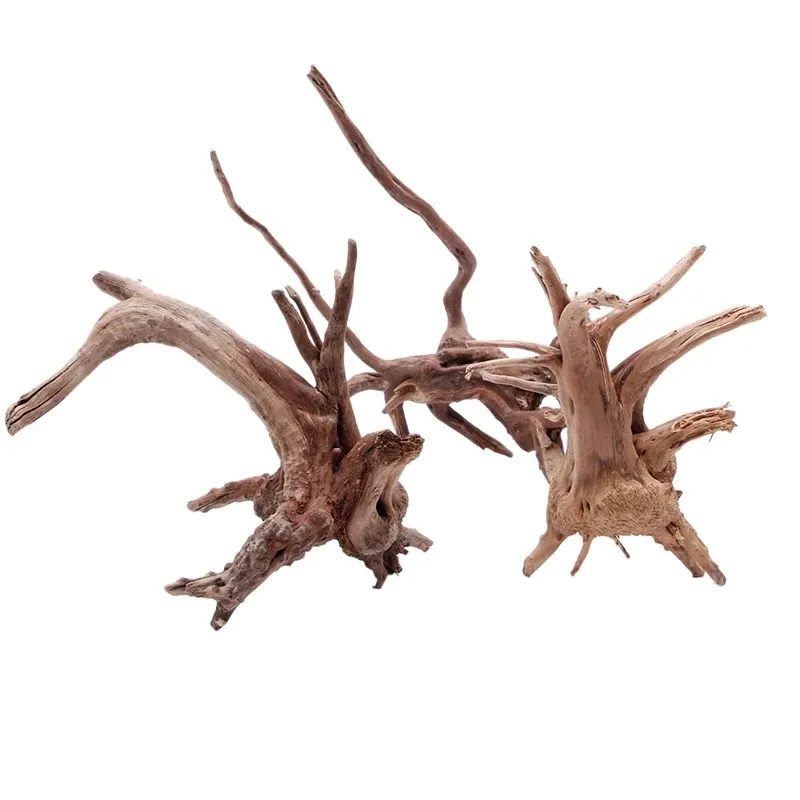 Madeira Natural Tronco Driftwood Tree Aquarium Fish Tank Plant Decoração Ornamento para decorações do aquário e aquário