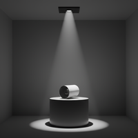 Plafonnier LED encastré dimmable CRI90 IP54 anti-éblouissement en aluminium AC 220V pour intérieur, bureau et maison