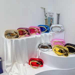 Borsa da sera a <span class=keywords><strong>tracolla</strong></span> classica di tendenza transfrontaliera, in acrilico vintage con manico in metallo, per feste - Product Image 2