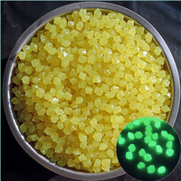 200 pièces par sac, petites pierres fluorescentes en plastique en forme de diamant de 1 cm, colorées, qui brillent dans le noir, pour la maison et le jardin