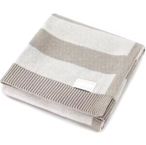 Manta de Bebé 100% Algodón OEKO-TEX, Tejida a Rayas, Suave y Cómoda <span class=keywords><strong>para</strong></span> Envolver, Cubrecuna, Reversible - Product Image 1