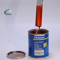 Peinture Acrylique Métallisée Meklon ML-X13 Qualité Professionnelle Effet Cuivre Nacré 1K, Peinture de Base pour Voiture Effet Cuivre Nacré Cristal