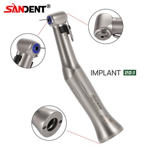 หัวกรอฟันแบบติดตั้งกับเครื่องมือผ่าตัด 20:1 คอนทราแองเกิล ความเร็วต่ำ แบบกดปุ่ม ใช้ได้กับมอเตอร์ผ่าตัด N-S-K สำหรับงานทันตกรรม - Product Image 5