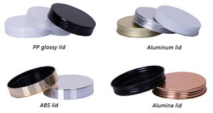 Vente en gros 1oz-16oz pot en plastique PET transparent avec couvercle en plastique pots de crème pour les yeux couvercles pour cosmétiques - Product Image 2