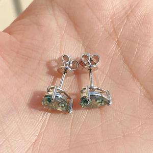 Pendientes de Diamantes Premium para Mujer, Plata de Ley 925, Joyería Fina Brillante de Lujo, Colección de Regalo de Diseño Elegante - Product Image 3