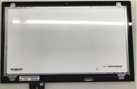 Layar sentuh Lcd Laptop 15.6 inci dengan Bezel untuk Lenovo Edge 2 15 Edge2-15 1580 80QF lcd Lcd dengan bingkai