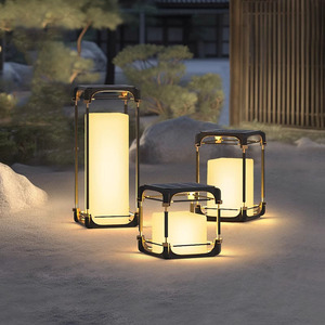 Lámpara Solar para Jardín, Luces Solares para Exteriores, Lámpara de Mesa Impermeable para Patio, Villa, Terraza, Paisaje - Product Image 2