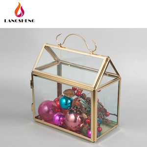 Venta al por mayor, venta directa de fábrica de moda de Navidad led linterna de metal - Product Image 1