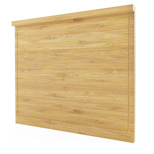 Planche à découper en bambou 53,3x45,7x2,0 cm, rectangulaire double face, pour fruits, légumes et viande - Product Image 1